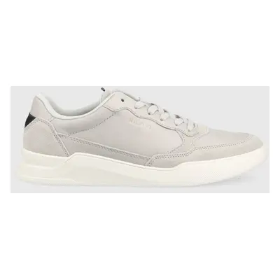 Tommy Hilfiger bőr sportcipő FM0FM04358 ELEVATED CUPSOLE LEATHER MIX szürke