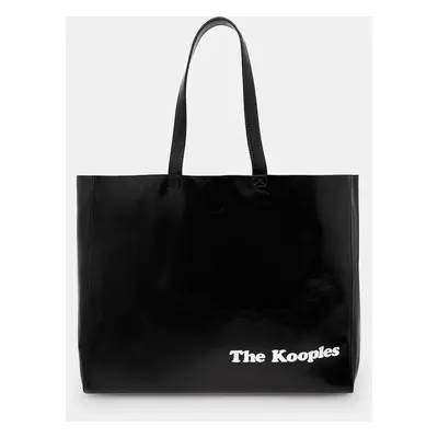 The Kooples kézitáska fekete, AFSA29013K