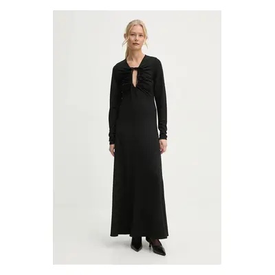 By Malene Birger ruha DEIJA fekete, maxi, harang alakú, Q71583018