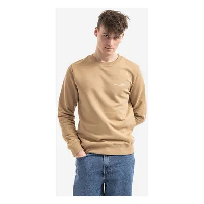 A.P.C. pamut melegítőfelső Sweat Item fekete, férfi, sima