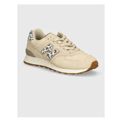 New Balance velúr sportcipő bézs, WL574IH2