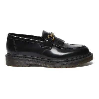 Dr. Martens bőr mokaszin Adrian Snaffle fekete, lapos talpú, DM32102001