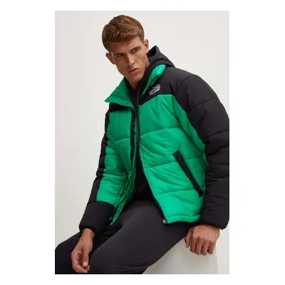 The North Face rövid kabát HMLYN INSULATED férfi, zöld, téli, NF0A4QYZPO81