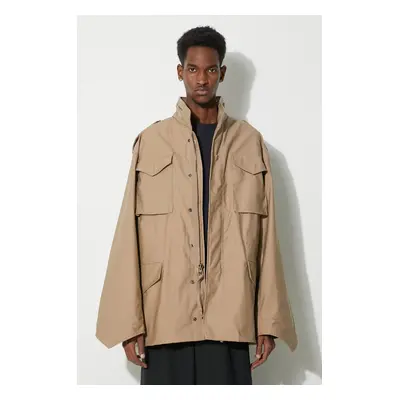 Alpha Industries rövid kabát M-65 férfi, bézs, átmeneti, oversize