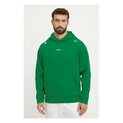 Coperni felső x Puma zöld, sima, kapucnis