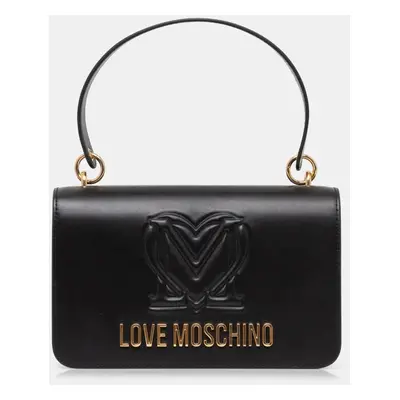 Love Moschino bőr táska fekete, JC4364PP0L