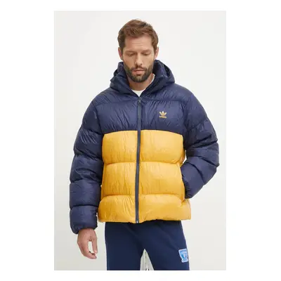 adidas Originals pehelydzseki Down Regen Adic férfi, sötétkék, téli, oversize, IW3451