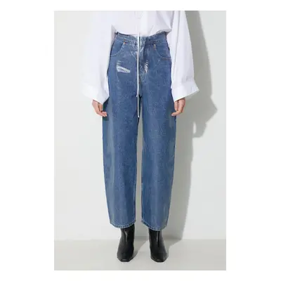 MM6 Maison Margiela farmer Pants Pockets női, magas derekú, S62LB0155