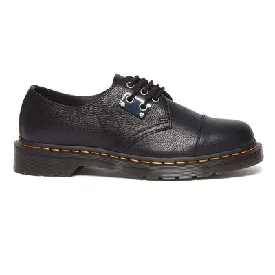 Dr. Martens bőr félcipő Metal Plate fekete, DM31684001