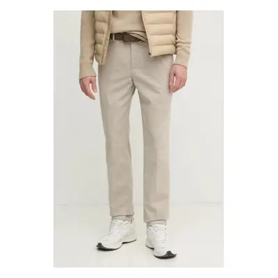 Hackett London nadrág férfi, bézs, chino, HM212679R