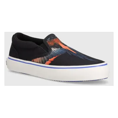 Marcelo Burlon sportcipő Icon Wings Slip-On Vulcanized fekete, férfi, CMIA079S24FAB0011026