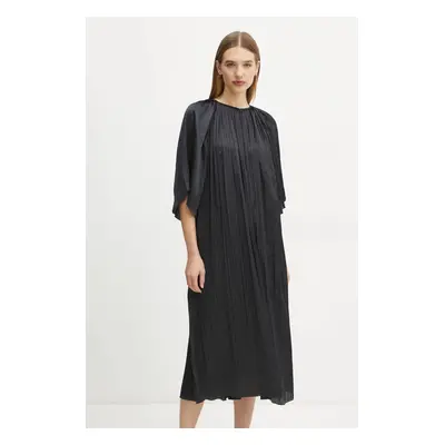 Day Birger et Mikkelsen ruha Sophia fekete, midi, oversize, DAY65243549