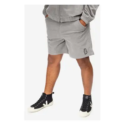 Billionaire Boys Club rövidnadrág Corduroy Shorts szürke, férfi