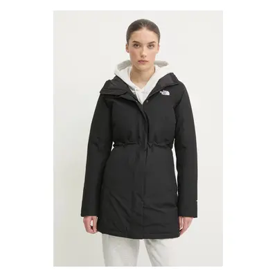 The North Face pehelydzseki Brooklyn női, fekete, téli, NF0A4M8X4H01