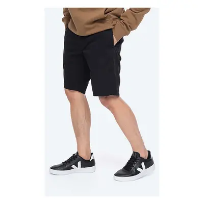 Norse Projects pamut rövidnadrág Aros Light Twill Shorts fekete