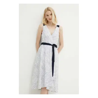 Dkny ruha fehér, midi, harang alakú, DD4B032B