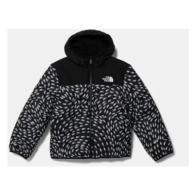 The North Face kétoldalas gyerekdzseki REVERSIBLE SHASTA F/Z HOODED JACKET fekete, NF0A88TP4EI1