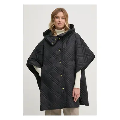 Barbour ujjatlan Astor Quilted Cape fekete, női, átmeneti, LQU1746