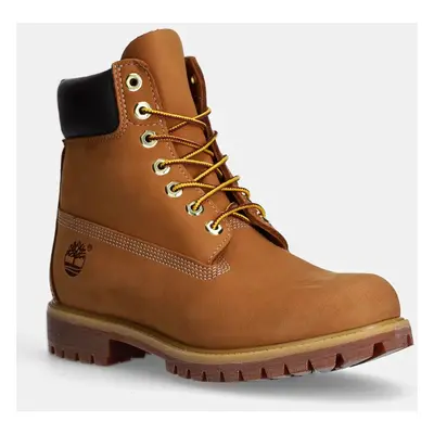 Timberland nubuk cipő Premium Inch barna, TB1100617131