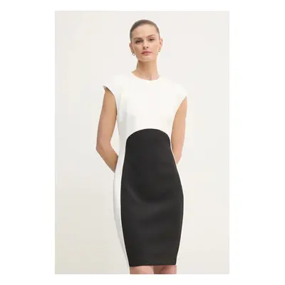 Calvin Klein ruha fehér, mini, testhezálló, K20K207899