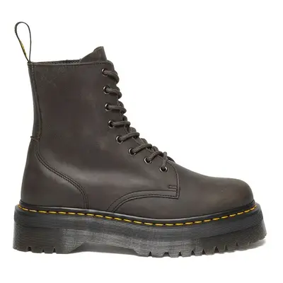 Dr. Martens bőr bakancs Jadon fekete, női, platformos, DM31985057