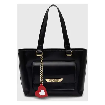 Love Moschino kézitáska fekete, JC4141PP1LLM1000