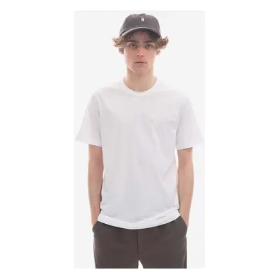 Norse Projects t-shirt fehér, férfi, nyomott mintás