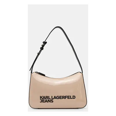 Karl Lagerfeld Jeans kézitáska bézs, A1W30250