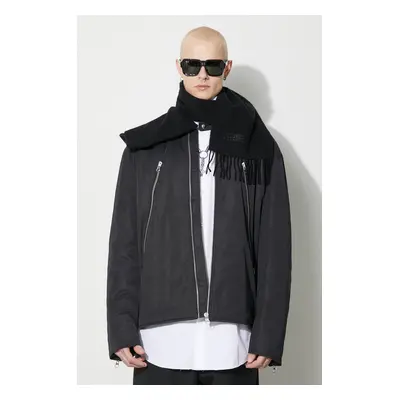 MM6 Maison Margiela rövid kabát Sportsjacket férfi, fekete, téli, oversize, S62AN0109