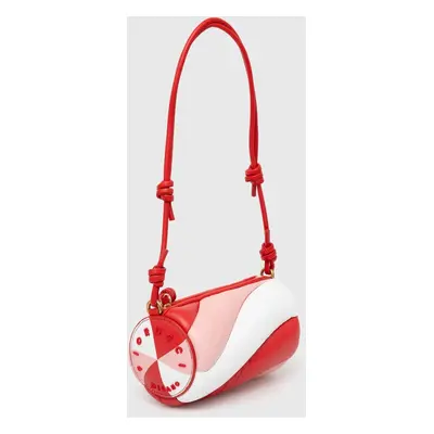 Fiorucci bőr táska Tricolor Leather Mini Mella Bag piros, U01FPABA002LE04MU01