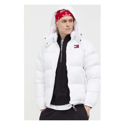 Tommy Jeans pehelydzseki férfi, fehér, téli