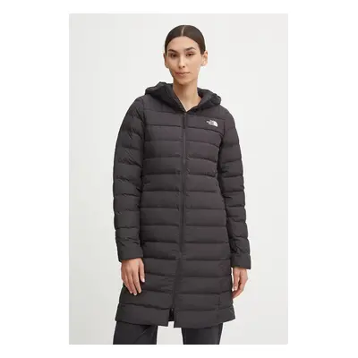 The North Face rövid kabát Aconcagua Parka női, fekete, téli, NF0A88TAJK31