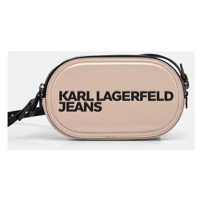 Karl Lagerfeld Jeans kézitáska bézs, A1W30336