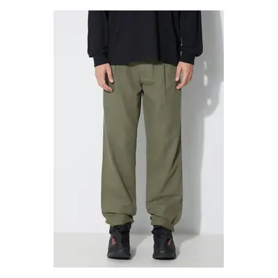 Maharishi nadrág U.S. Chino Loose férfi, zöld, egyenes, 4604.OLIVE