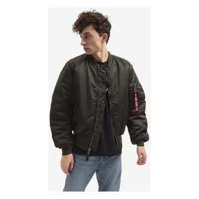 Alpha Industries kifordítható bomber dzseki Ma-1 Reversible férfi, zöld, átmeneti