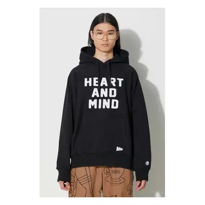 Billionaire Boys Club pamut melegítőfelső Heart and Mind Popover fekete, férfi, nyomott mintás, 