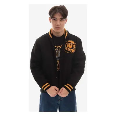 Billionaire Boys Club bomber dzseki gyapjú keverékből Astro Varsity Jacket fekete, átmeneti