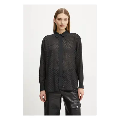 G-Star Raw ing női, galléros, fekete, relaxed, D25406-D404