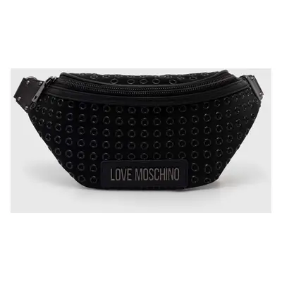 Love Moschino övtáska fekete, JC4060PP1LLH100A