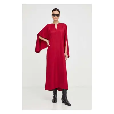 By Malene Birger ruha piros, midi, oversize