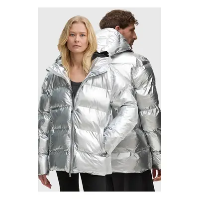 Rains rövid kabát Alta Puffer Jacket W3T3 ezüst, téli