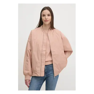 Calvin Klein Jeans bomber dzseki női, narancssárga, átmeneti, oversize, J20J224702