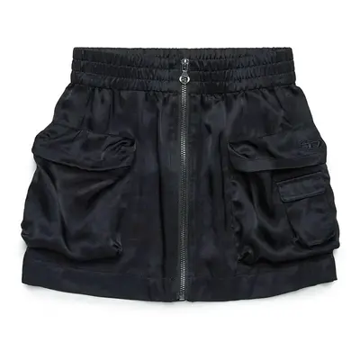 Diesel gyerek szoknya GOMIRTYS SKIRT fekete, mini, egyenes, J02208