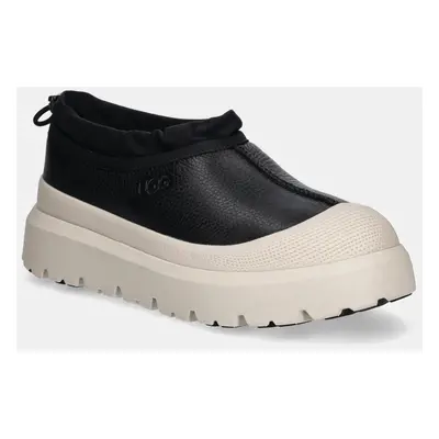 UGG bőr hótaposó Tasman Weather Hybrid fekete, 1158351-BCKBR