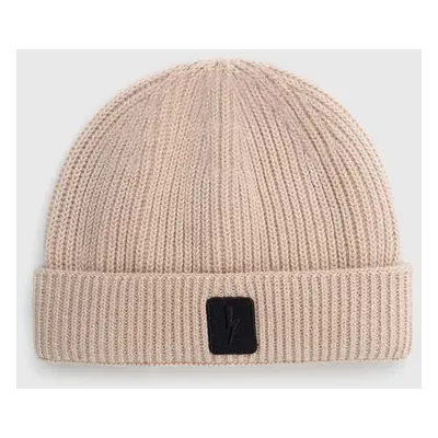 Neil Barrett sapka gyapjú keverékből FISHERMAN BEANIE bézs, PBCP335.V9505.9601