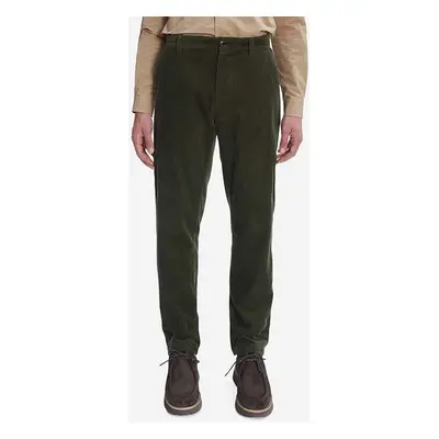 A.P.C. nadrág Pantalon Constantin férfi, zöld, egyenes