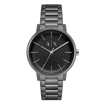 Armani Exchange óra szürke, férfi