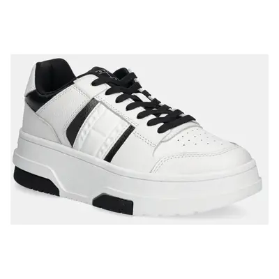 Tommy Jeans sportcipő THE BROOKLYN FLATFORM fekete, EN0EN02702