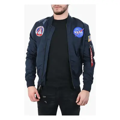 Alpha Industries kifordítható bomber dzseki MA-1 TT NASA Reviersible II 7 férfi, sötétkék, átmen