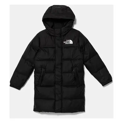 The North Face gyerek sportdzseki TEEN NUPTSE LONG PARKA fekete, NF0A88UFJK31